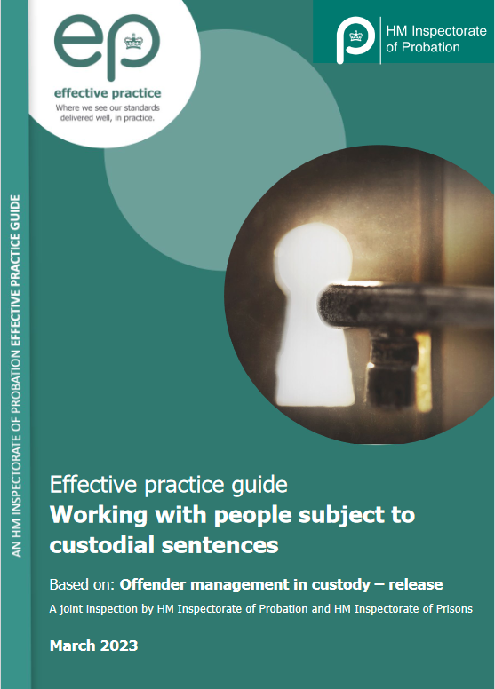 Effective Practice Guide Offender Management In Custody Post Release Adult Services March 2023 0192